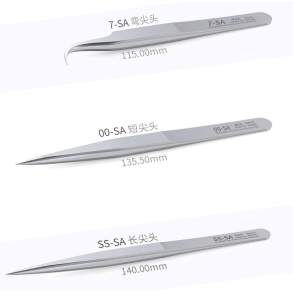 Mega-iDea Nonmagnetic Stainless Steel Tweezer