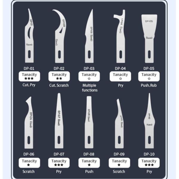 Qianli ToolPlus DP Handmade polished blades