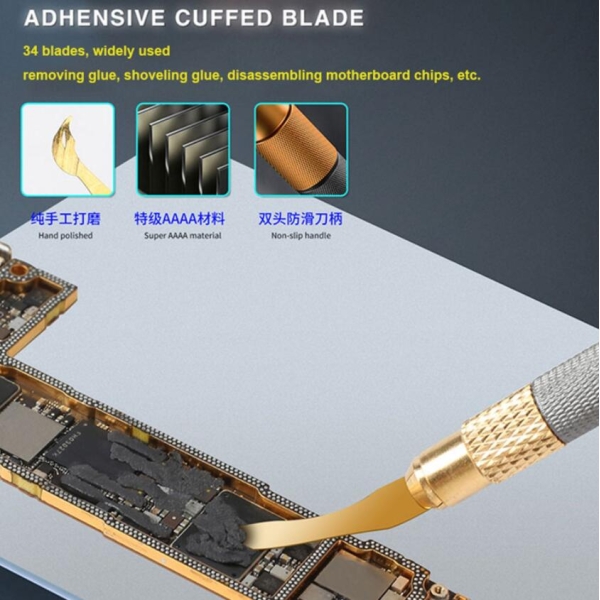 Mechanic 004 IC Chip Glue Remover for Phone Repair Scraper Tool Set