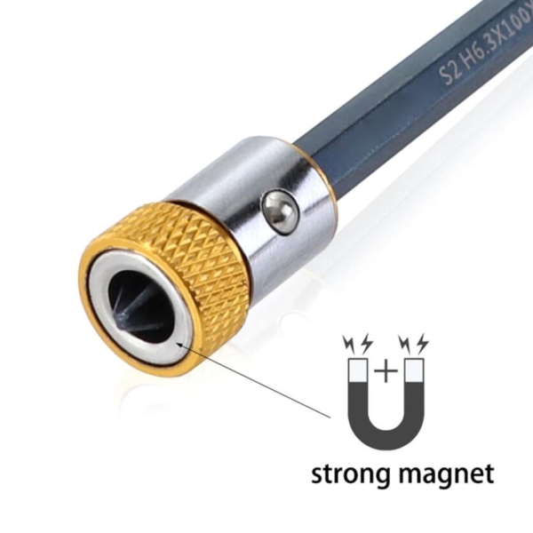 Universal Magnetic Metal Ring Pick Up Tool For Screwdriver