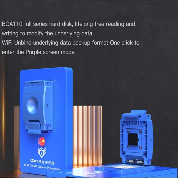 iBox2 BGA110 PCIE Hard Disk Programmer for iPhone SE - 11 Pro Max iPad DFU