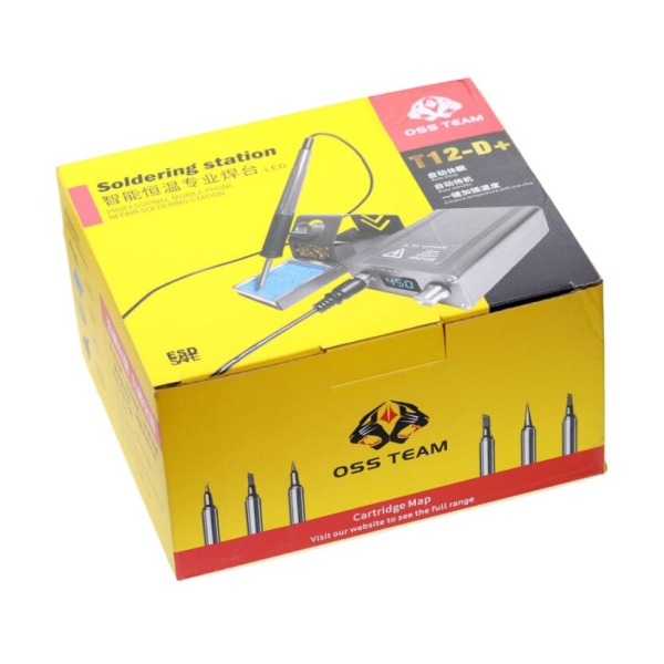OSS T12-D+ 72W Temperature Controller Digital Soldering Station