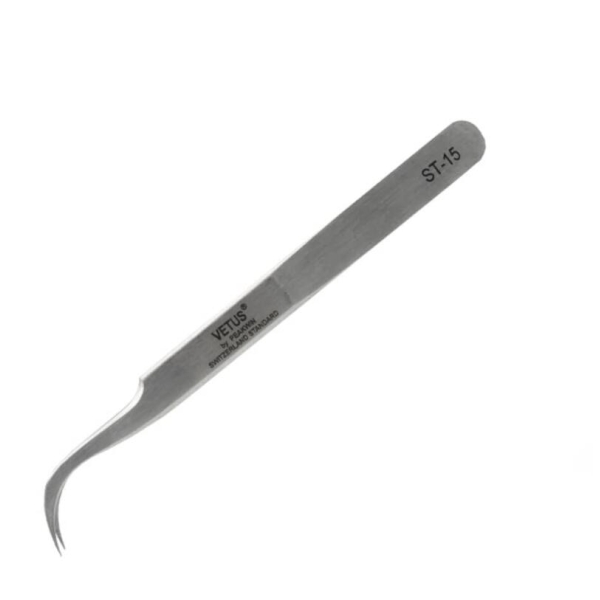 Vetus Switzerland Standard Precision Stainless Steel Tweezers ST-15