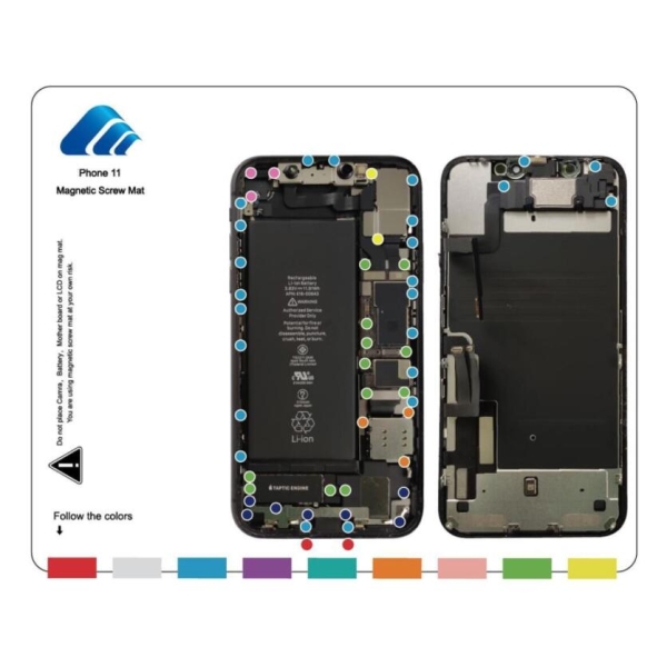 Magnetic Screw Mat for iPhone 11