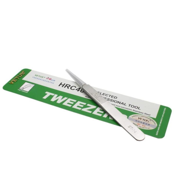 Vetus Switzerland Standard Precision Stainless Steel Tweezers ST-14