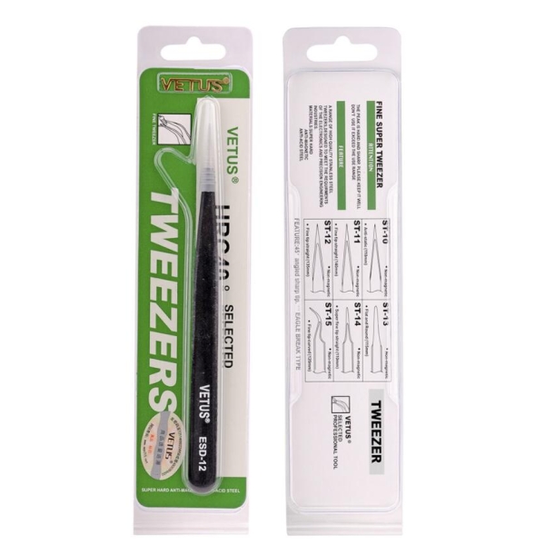 Vetus ESD-12 Precision Anti Static Tweezer