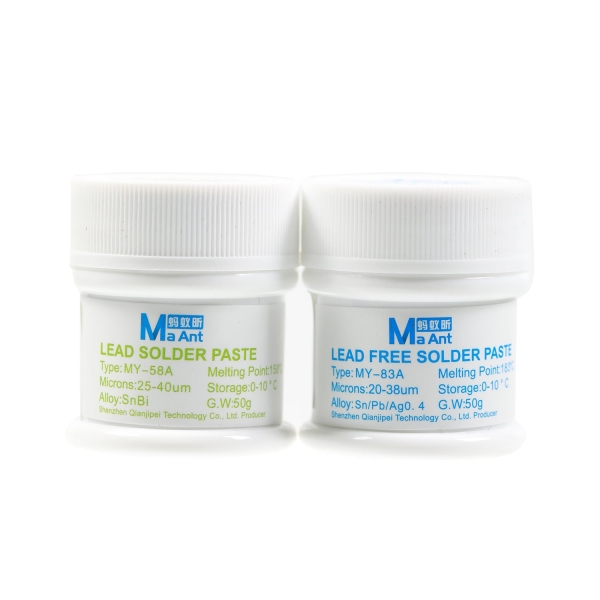 MaAnt Lead Free Solder Paste 138/158/183 Degree 50g