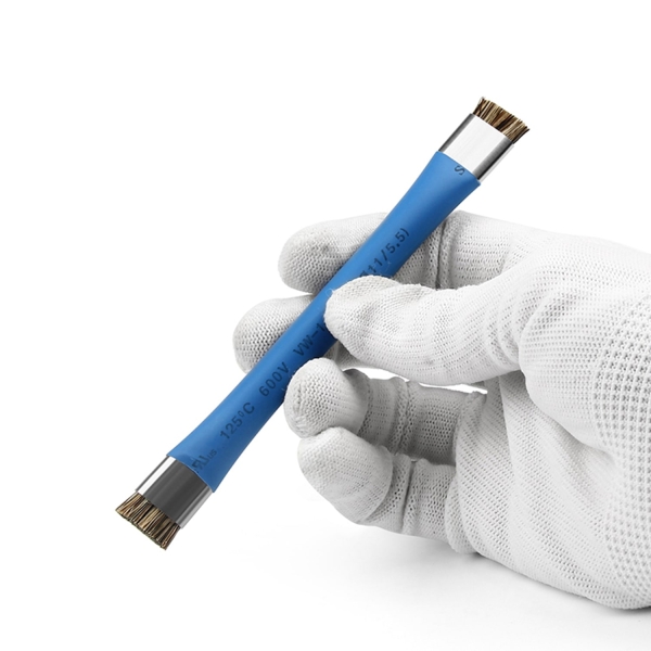 Anti-Static Brush Double Head Insulation Hard Brush For Phone PCB BGA