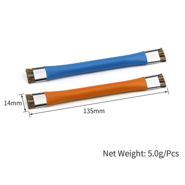 Anti-Static Brush Double Head Insulation Hard Brush For Phone PCB BGA