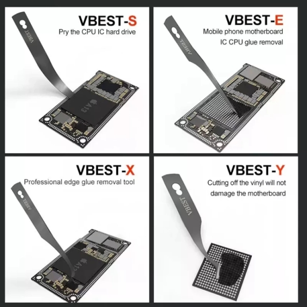 BEST BST-69A 27in1 CPU Chip Remove Glue Tools DIY Carving Knife