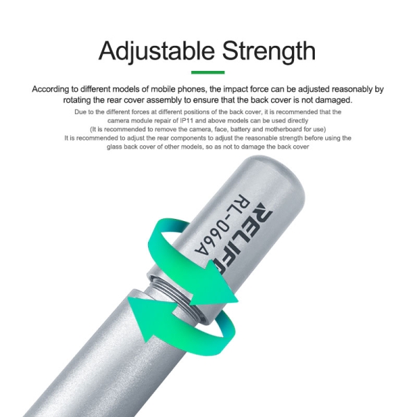 RELIFE RL-066A Blasting Pen Fixed-Point Breaking Glass Adjustable Strength Break Demolishing Pen