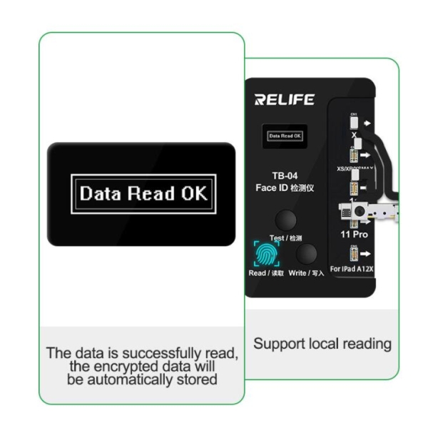 RELIFE TB-04 Face ID Repair Tool Dot-Matrix Facial Detector