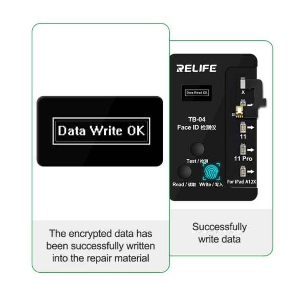 RELIFE TB-04 Face ID Repair Tool Dot-Matrix Facial Detector