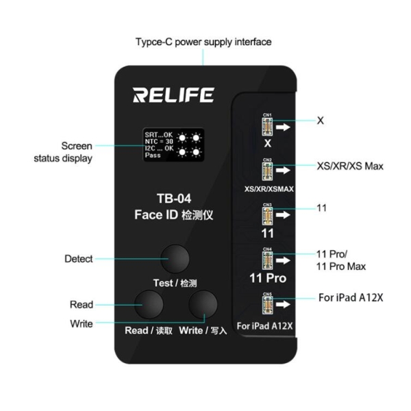 RELIFE TB-04 Face ID Repair Tool Dot-Matrix Facial Detector