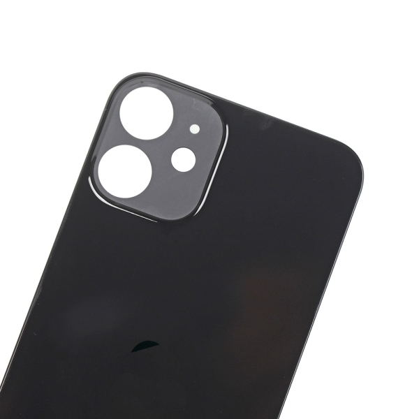 Back Glass For iPhone 12 Mini - Black