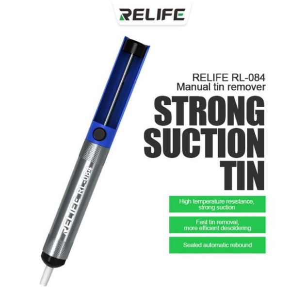 RELIFE RL-084 Manual Tin Remover Strong Suction Tin Removal
