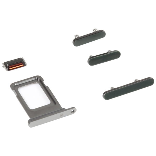 For iPhone 14 Pro SIM Card Tray + Side Keys- Black