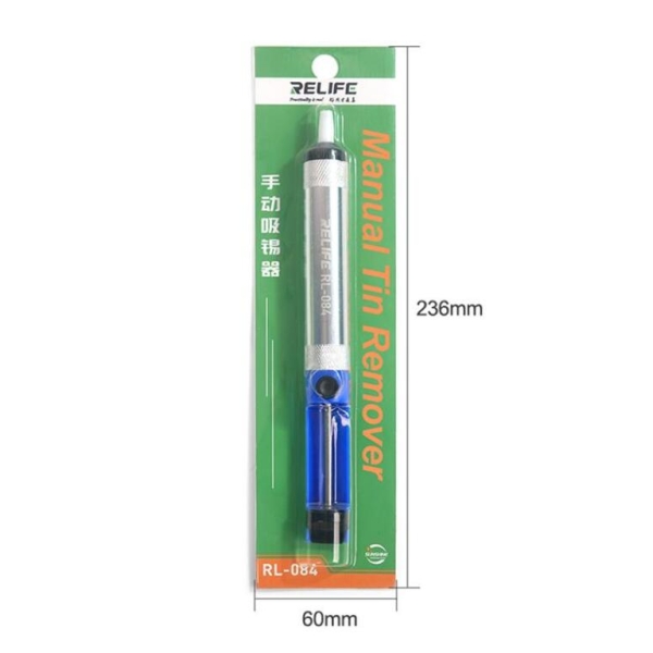 RELIFE RL-084 Manual Tin Remover Strong Suction Tin Removal