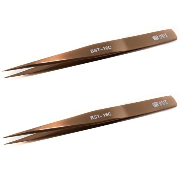 BEST BST-13C / BST-14C / BST-15C / BST-16C / BST-17C Stainless Steel Tweezers