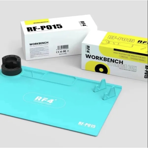 RF4 RF-PO15 High Temperature Resistant Silicone Pad With Storage Rack 450*280mm