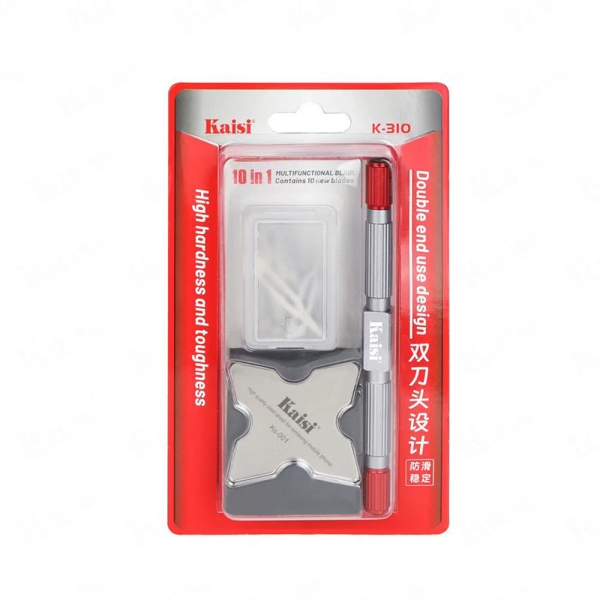 Kaisi K-310 10in1 Double-Headed Crowbar High Toughness Blade Set for Mobile Phone Repair