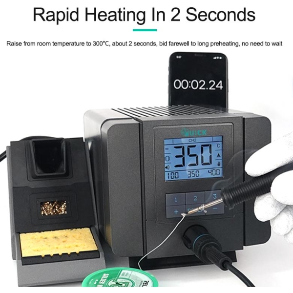 Quick Q8 Rapid Heating Real-time Monitoring Intelligent Precision Soldering Station