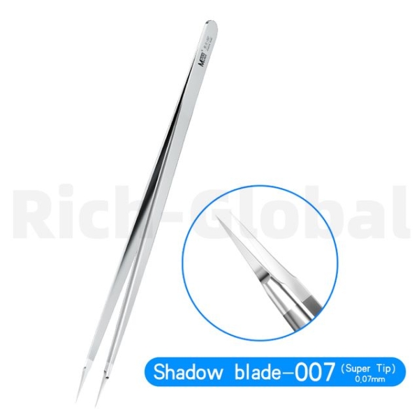 MaAnt Shadow Blade Series Hand-polished Non-magnetic Stainless Steel Tweezers