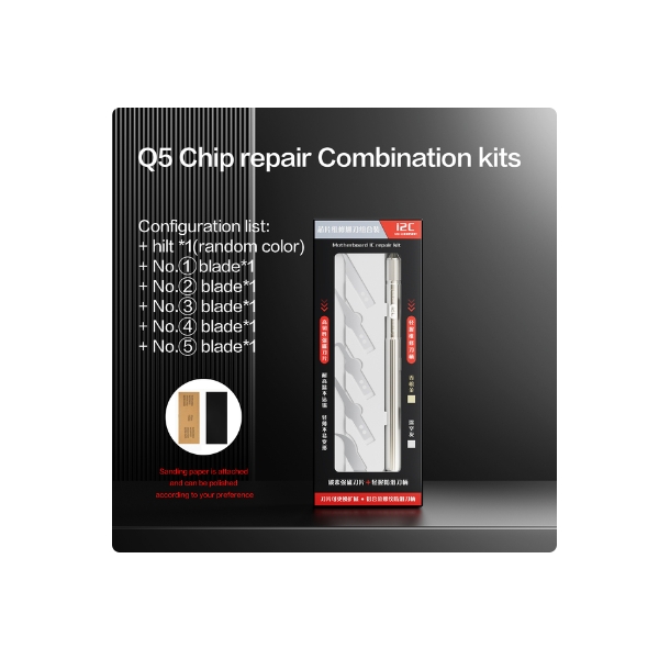i2C Q5 High Toughness Chip Repair Blades Combination Kits