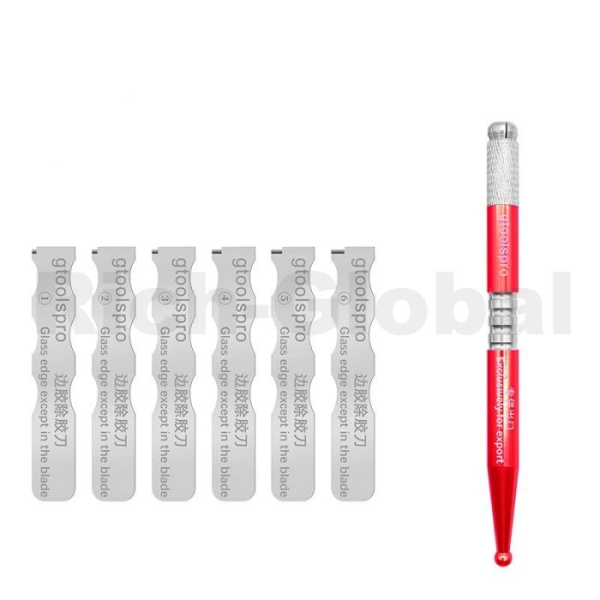 Gtoolspro Screen Edge Middle Frame Glue Removal Blade Set for iPhone Samsung Huawei Xiaomi