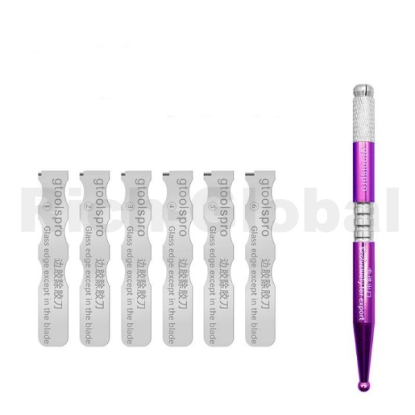 Gtoolspro Screen Edge Middle Frame Glue Removal Blade Set for iPhone Samsung Huawei Xiaomi