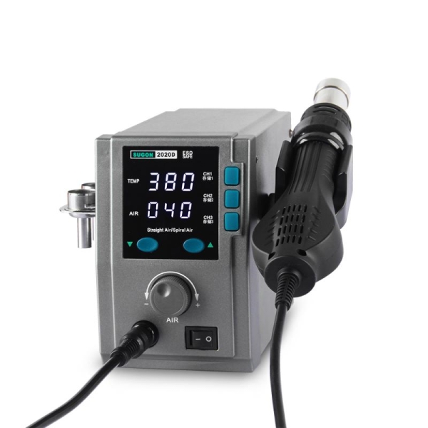 SUGON 2020D 700W Hot Air Gun Lead-Free Rework BGA SMD Soldering Station