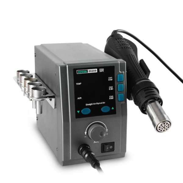 SUGON 2020D 700W Hot Air Gun Lead-Free Rework BGA SMD Soldering Station