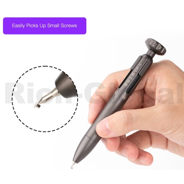 Luban DF-1 Precision Magnetic Flexibly Switch Four Heads Screwdriver Pen