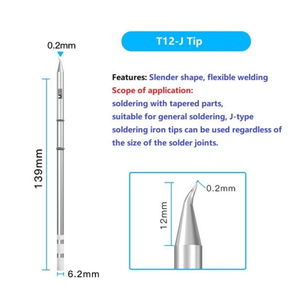 MaAnt T12R Soldering Iron Tips