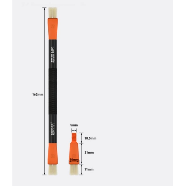 Amaoe M91 Dual Head Cleaning Pure Bristle Brush