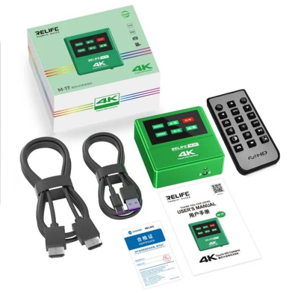Relife M-17 Touch Control 4K HD Industrial Camera