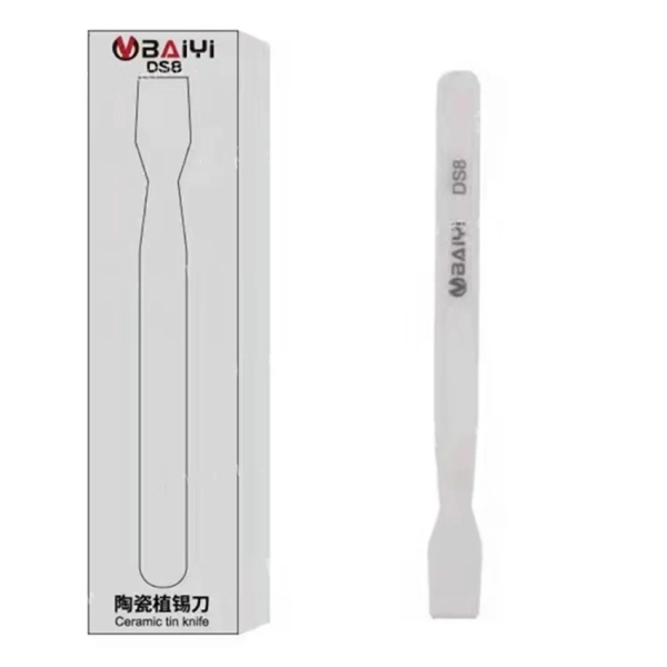 Baiyi DS8 Multifunctional Anti-static Anti-magnetic BGA Ceramic Tin Scraper
