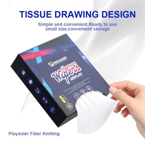 Mechanic Static-free Fiber Dust-free Wiping Cloth 50pcs