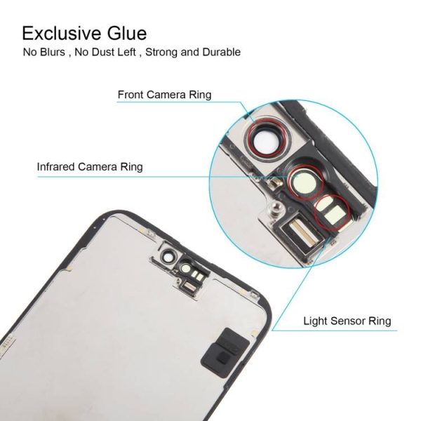 Soft OLED Screen Assembly For iPhone 15 Plus- Remove IC/ RJ