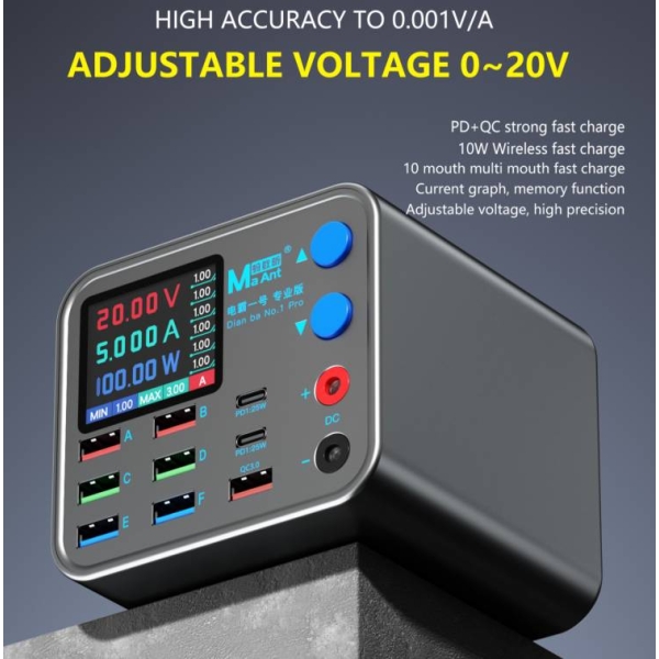MaAnt DianBa No.1 Pro Multi-function 9-Port PD Charger