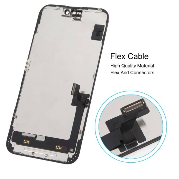 Soft OLED Screen Assembly For iPhone 15 Plus- Remove IC/ RJ