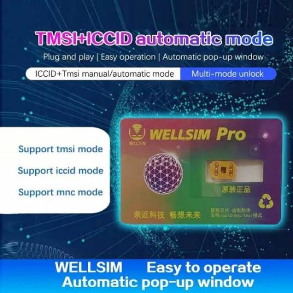 WELLSIM Pro Unlock Card Solves iPhone SIM Carrier Invalid Issue