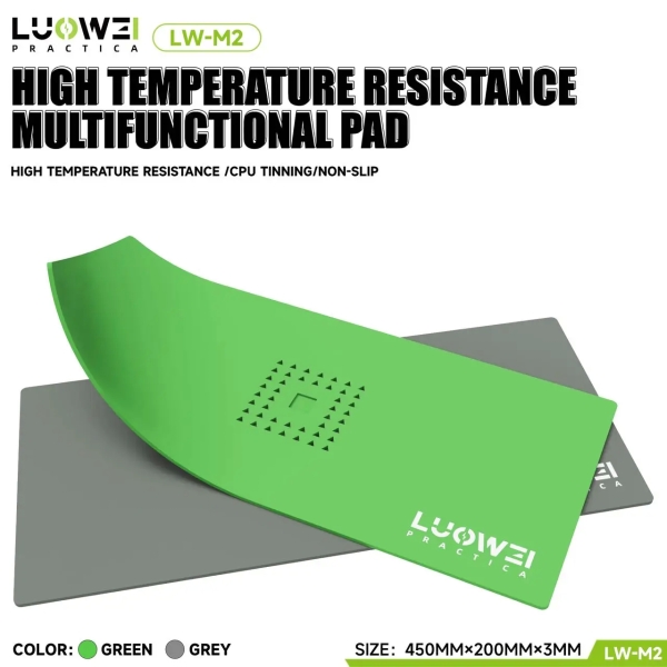 Luowei LW-M1 LW-M2 Multi-function Microscope Repair Tin Planting Platform with Silicone Pad