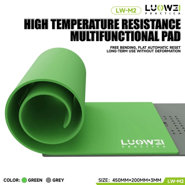 Luowei LW-M1 LW-M2 Multi-function Microscope Repair Tin Planting Platform with Silicone Pad