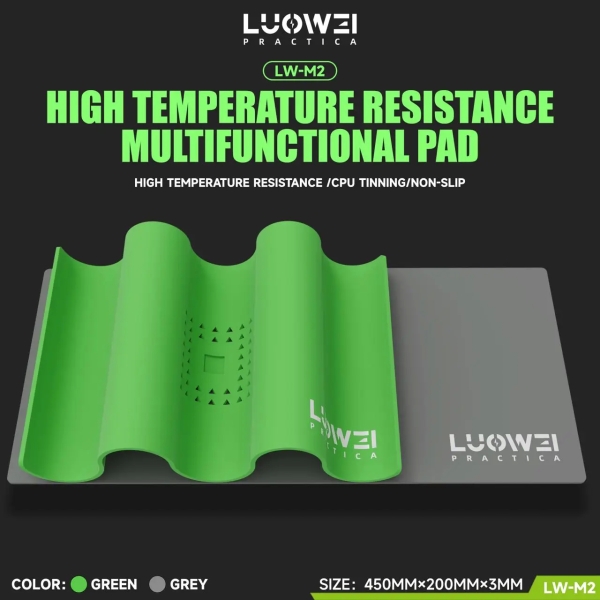 Luowei LW-M1 LW-M2 Multi-function Microscope Repair Tin Planting Platform with Silicone Pad