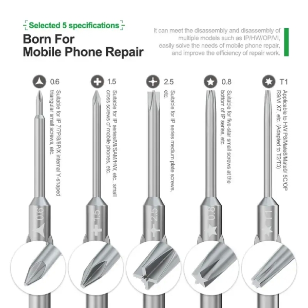 RELIFE RL-725 Adjustable Torque Screwdriver Set