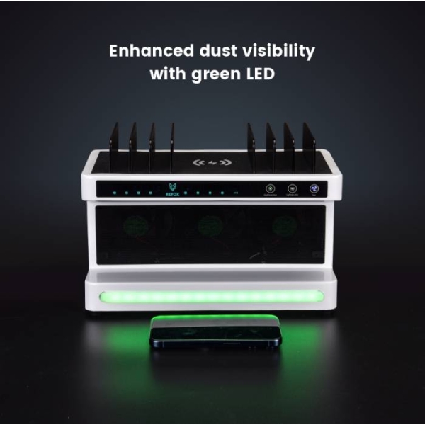 REFOX DF45 DeskCleaner Pro (Dust Detecting / Cleaning / Lighting / Fast Charging)