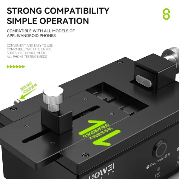 Luowei LW-E02 Mobile Phone Air Pressure Tightness Detection Tool
