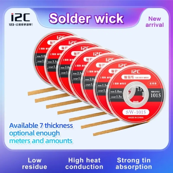 i2C Repair Solder Wick - 10pcs
