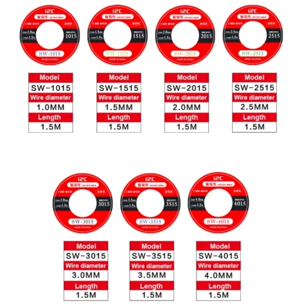 i2C Repair Solder Wick - 10pcs